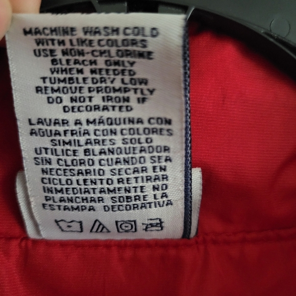 Knights Apparel Men's Red Oklahoma University Windbreaker Pullover Size XL - Picture 4 of 5